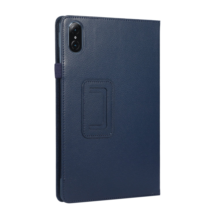 For Honor Tablet V7 Pro Litchi Texture Solid Color Horizontal Flip Leather Case with Holder & Pen Slot
