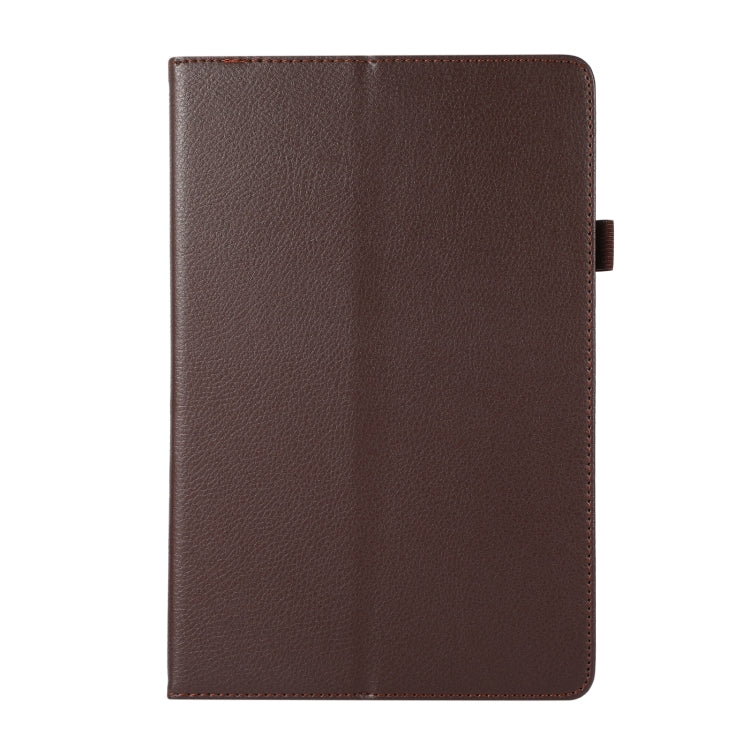 For Honor Tablet V7 Pro Litchi Texture Solid Color Horizontal Flip Leather Case with Holder & Pen Slot