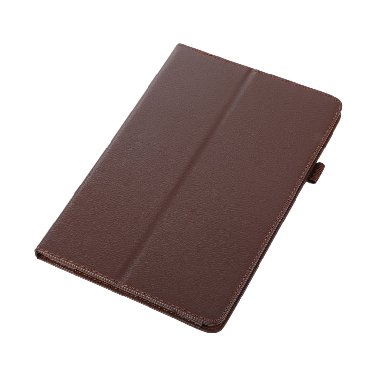 For Honor Tablet V7 Pro Litchi Texture Solid Color Horizontal Flip Leather Case with Holder & Pen Slot