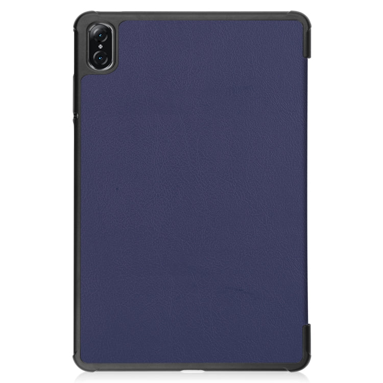 For Honor Tablet V7 Pro Custer Texture Horizontal Flip Leather Case with Three-folding Holder & Sleep / Wake-up Function