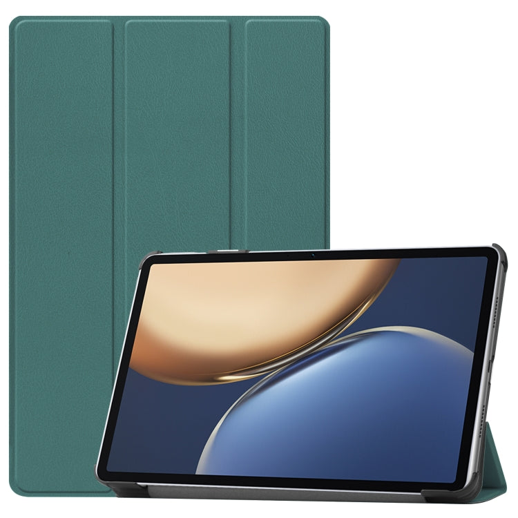 For Honor Tablet V7 Pro Custer Texture Horizontal Flip Leather Case with Three-folding Holder & Sleep / Wake-up Function