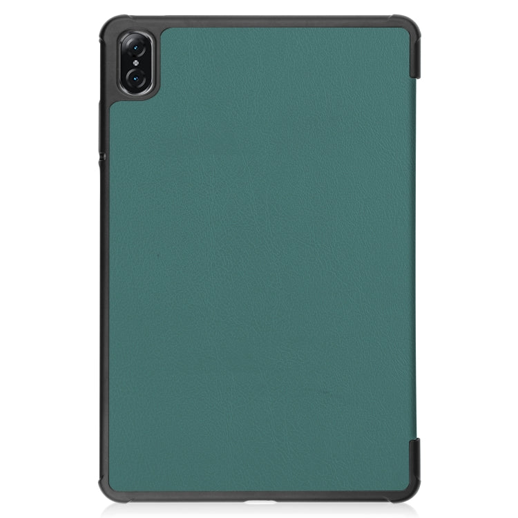 For Honor Tablet V7 Pro Custer Texture Horizontal Flip Leather Case with Three-folding Holder & Sleep / Wake-up Function