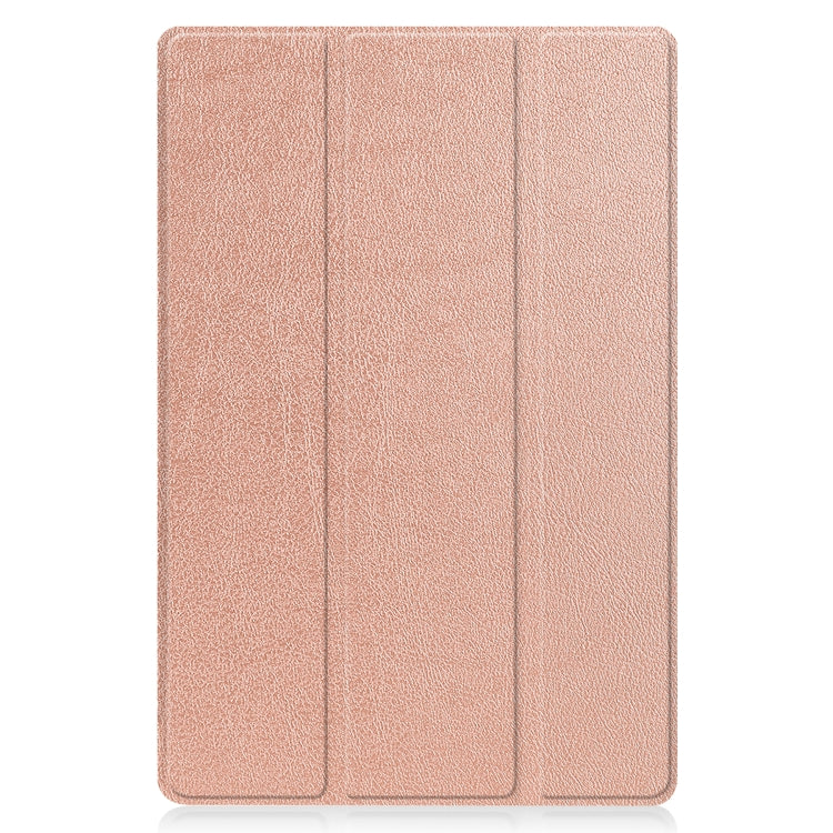 For Honor Tablet V7 Pro Custer Texture Horizontal Flip Leather Case with Three-folding Holder & Sleep / Wake-up Function