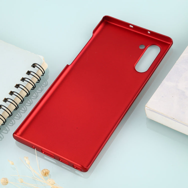 For Galaxy Note 10 Solid Color Plastic Protective Case
