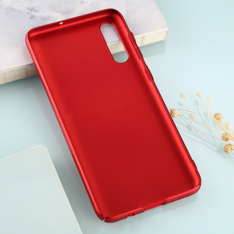 For Galaxy A50 Solid Color Plastic Protective Case