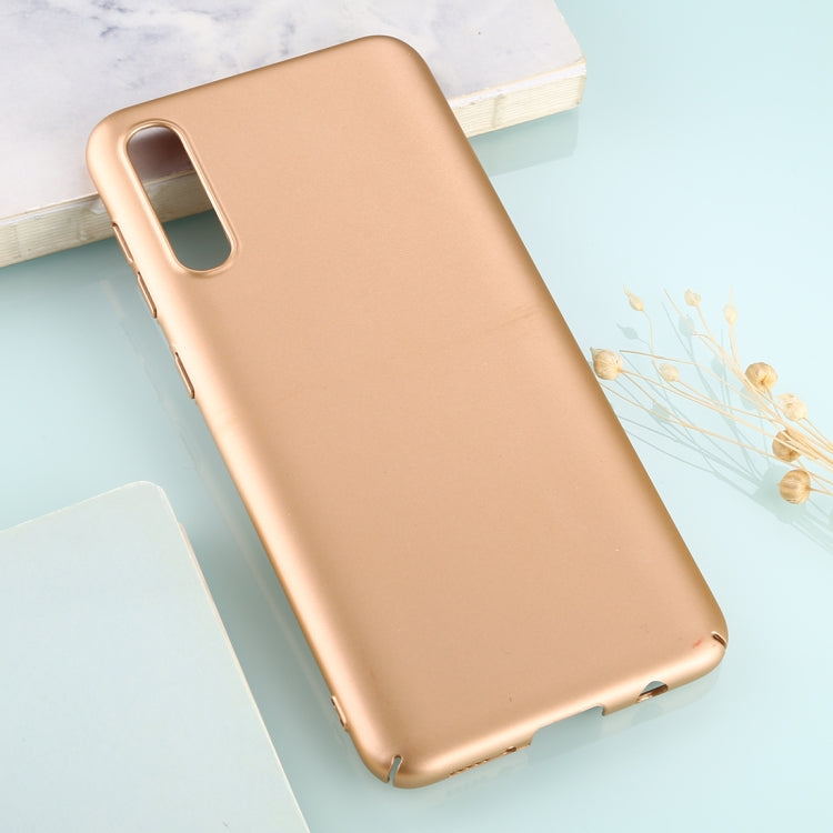 For Galaxy A50 Solid Color Plastic Protective Case