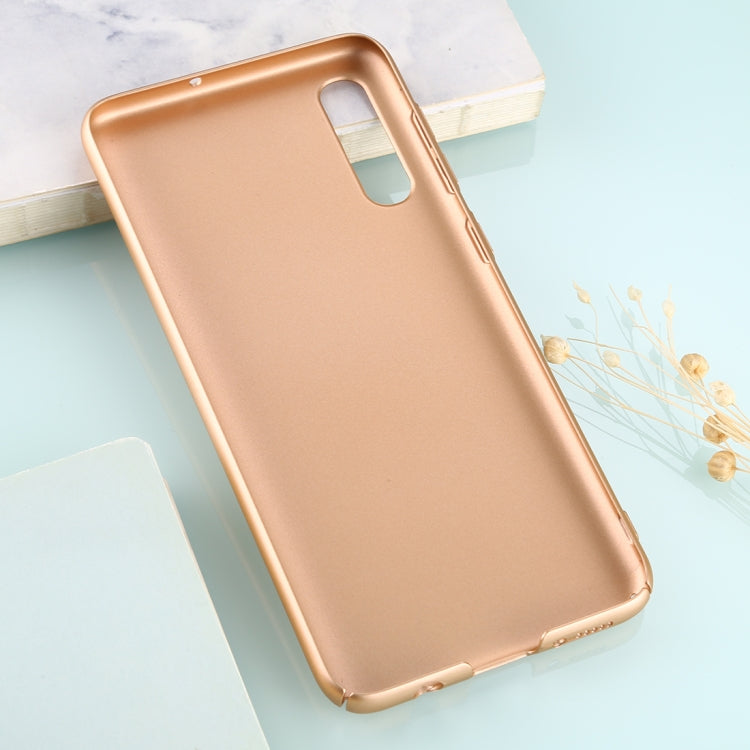 For Galaxy A50 Solid Color Plastic Protective Case