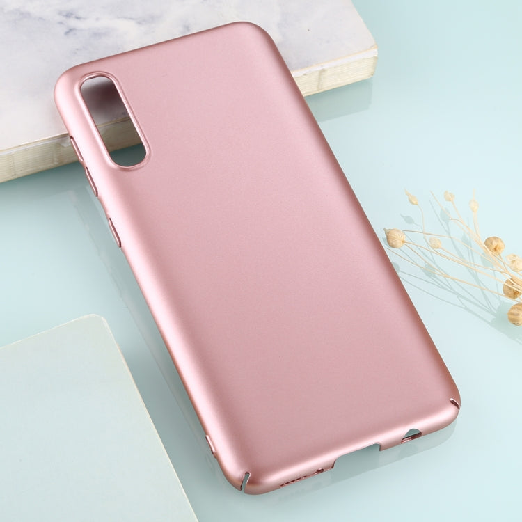 For Galaxy A50 Solid Color Plastic Protective Case