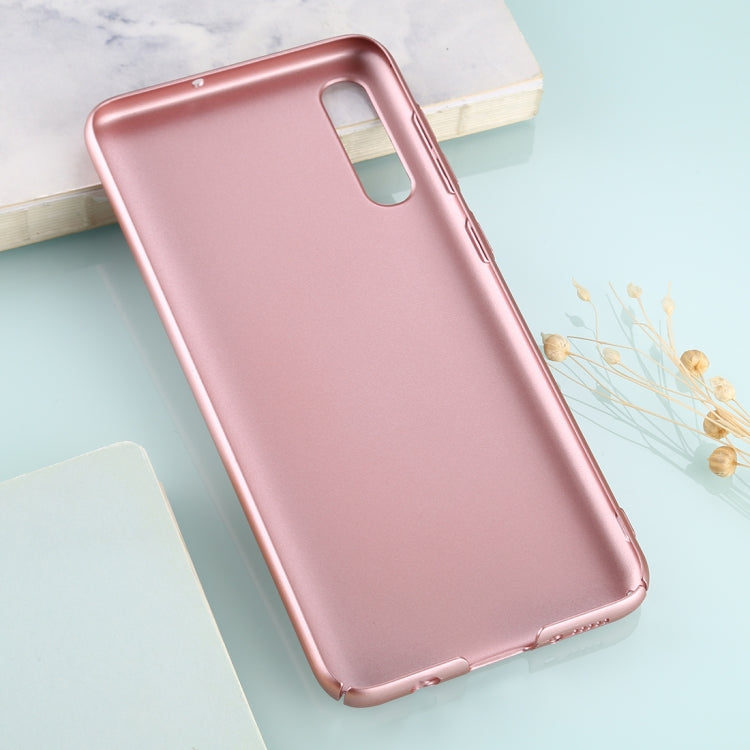 For Galaxy A50 Solid Color Plastic Protective Case