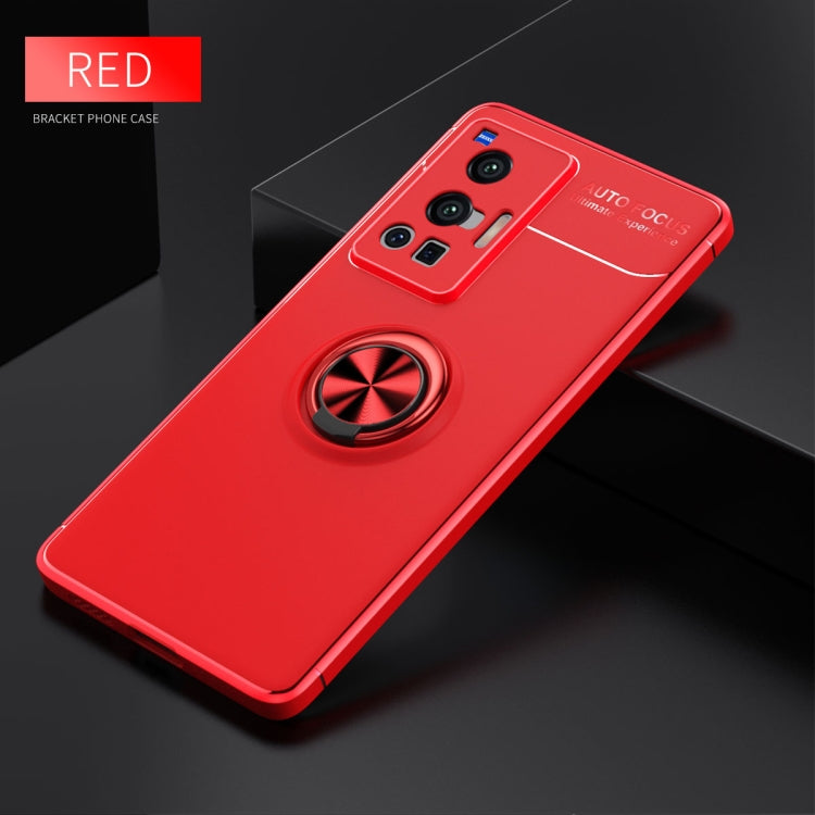 For vivo X70 Pro Metal Ring Holder 360 Degree Rotating TPU Case