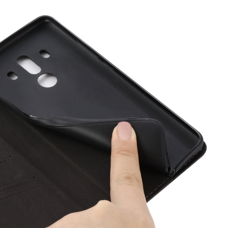 For Huawei Mate 10 Pro GEBEI Top-grain Leather Horizontal Flip Protective Case with Holder & Card Slots
