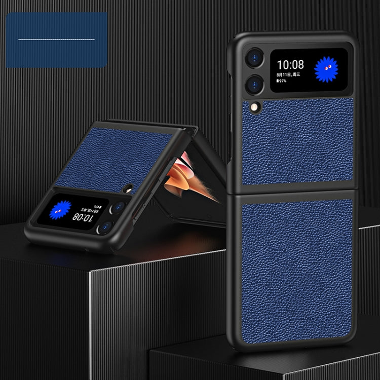For Samsung Galaxy Z Flip3 5G Cross Texture All Inclusive Shockproof Protective Case