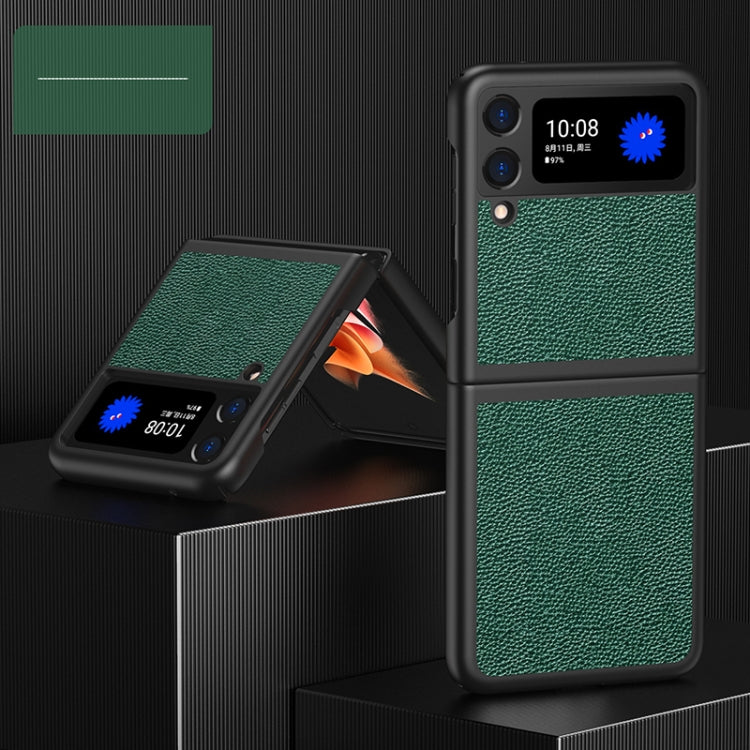 For Samsung Galaxy Z Flip3 5G Cross Texture All Inclusive Shockproof Protective Case