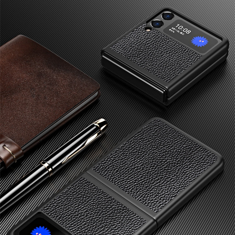 For Samsung Galaxy Z Flip3 5G Cross Texture All Inclusive Shockproof Protective Case