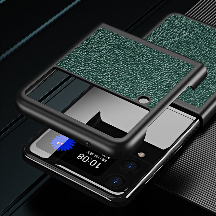 For Samsung Galaxy Z Flip3 5G Cross Texture All Inclusive Shockproof Protective Case