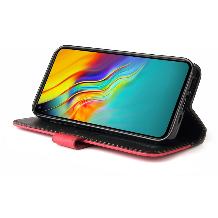 Business Stitching-Color Horizontal Flip PU Leather Case with Holder & Card Slots & Photo Frame For Infinix Hot 9 / Note 7 Lite / X655C / Tecno Camon 15