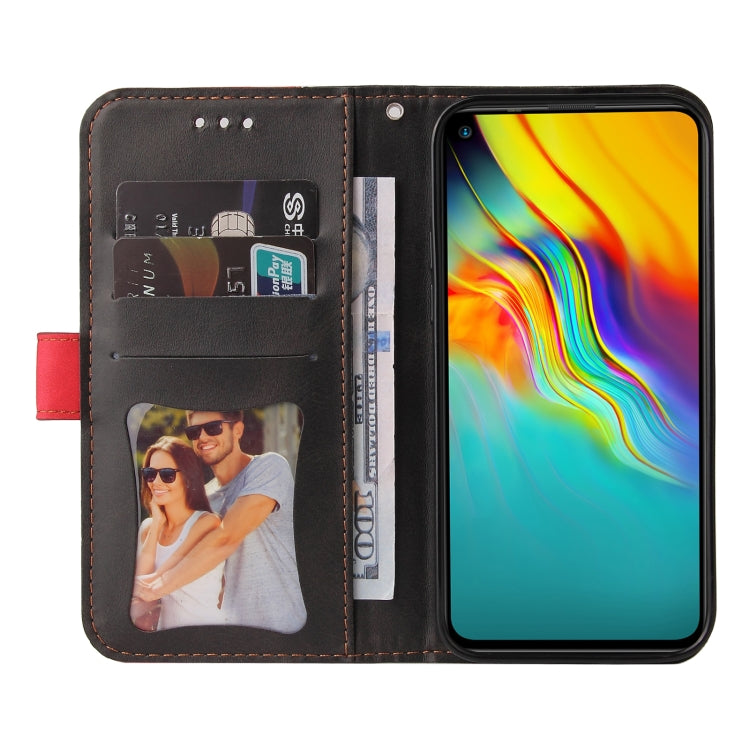 Business Stitching-Color Horizontal Flip PU Leather Case with Holder & Card Slots & Photo Frame For Infinix Hot 9 / Note 7 Lite / X655C / Tecno Camon 15