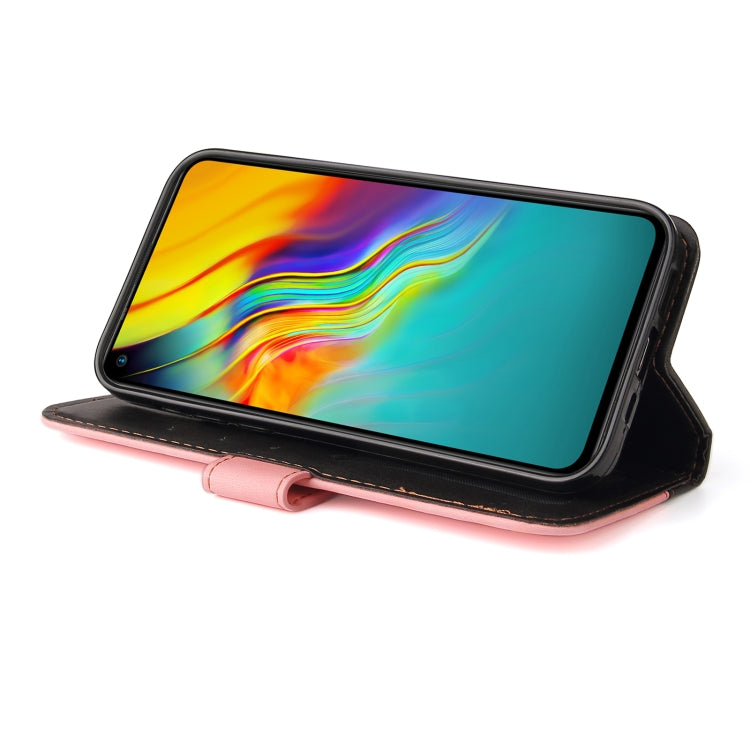 Business Stitching-Color Horizontal Flip PU Leather Case with Holder & Card Slots & Photo Frame For Infinix Hot 9 / Note 7 Lite / X655C / Tecno Camon 15