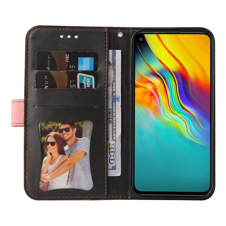 Business Stitching-Color Horizontal Flip PU Leather Case with Holder & Card Slots & Photo Frame For Infinix Hot 9 / Note 7 Lite / X655C / Tecno Camon 15
