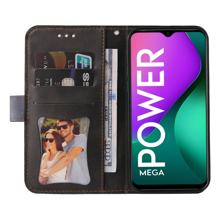 Business Stitching-Color Horizontal Flip PU Leather Case with Holder & Card Slots & Photo Frame For Infinix Smart 5 / Hot 10 Lite / X657
