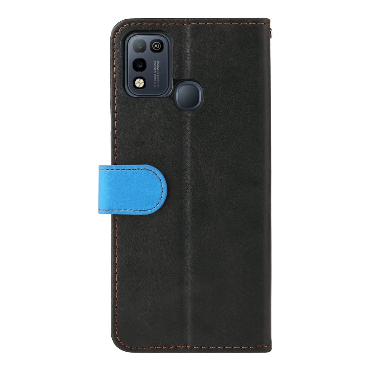 Business Stitching-Color Horizontal Flip PU Leather Case with Holder & Card Slots & Photo Frame For Infinix Smart 5 / Hot 10 Lite / X657