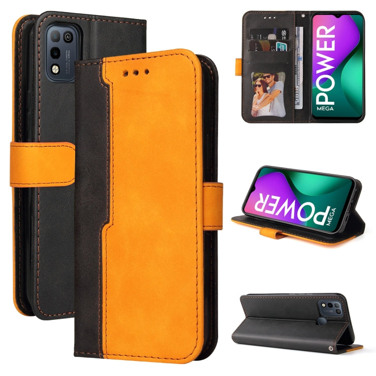 Business Stitching-Color Horizontal Flip PU Leather Case with Holder & Card Slots & Photo Frame For Infinix Smart 5 / Hot 10 Lite / X657