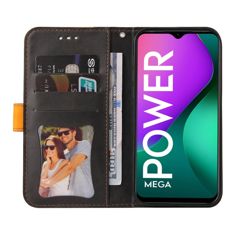 Business Stitching-Color Horizontal Flip PU Leather Case with Holder & Card Slots & Photo Frame For Infinix Smart 5 / Hot 10 Lite / X657