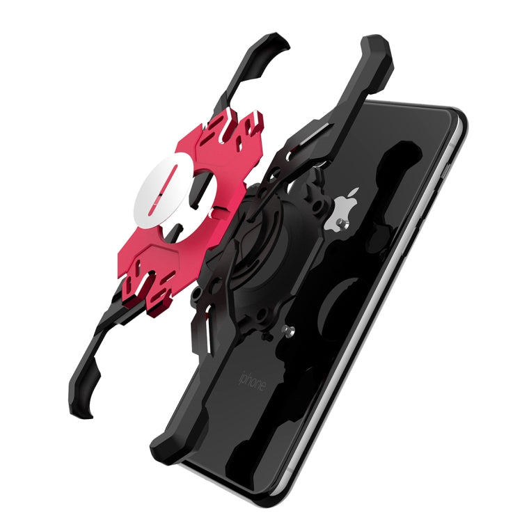 For iPhone X / XS Hero Series Anti-fall Wear-resistant Metal Protective Case with Bracket