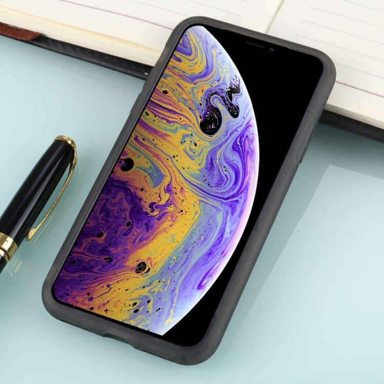For iPhone XS Solid Color TPU Shockproof Protective Case