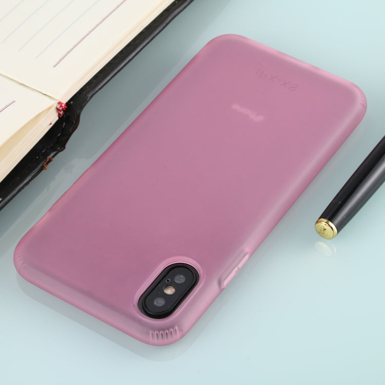For iPhone XS Solid Color TPU Shockproof Protective Case