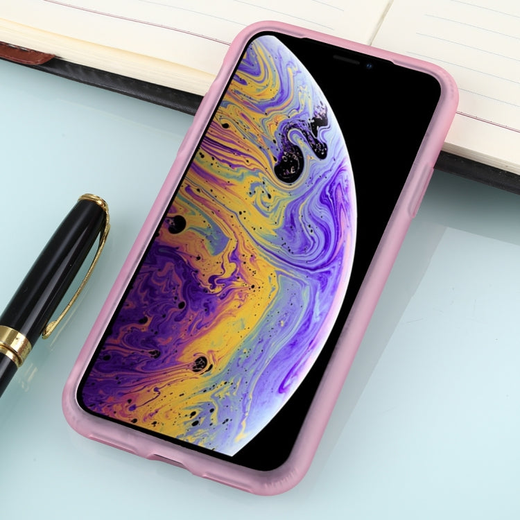 For iPhone XS Solid Color TPU Shockproof Protective Case