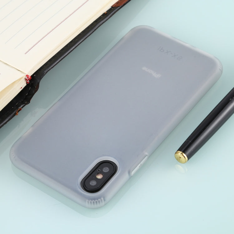 For iPhone XS Solid Color TPU Shockproof Protective Case