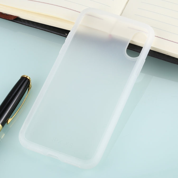 For iPhone XS Solid Color TPU Shockproof Protective Case