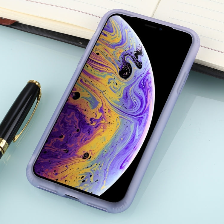 For iPhone XS Solid Color TPU Shockproof Protective Case