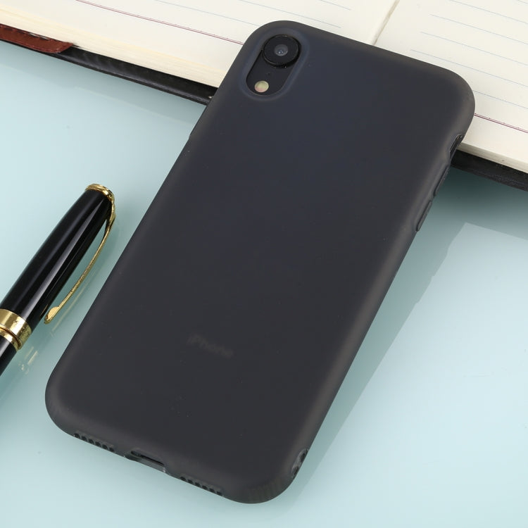 For iPhone XR Solid Color TPU Shockproof Protective Case