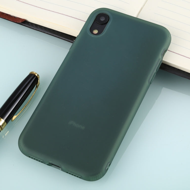 For iPhone XR Solid Color TPU Shockproof Protective Case