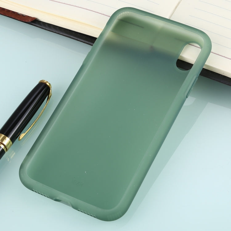 For iPhone XR Solid Color TPU Shockproof Protective Case