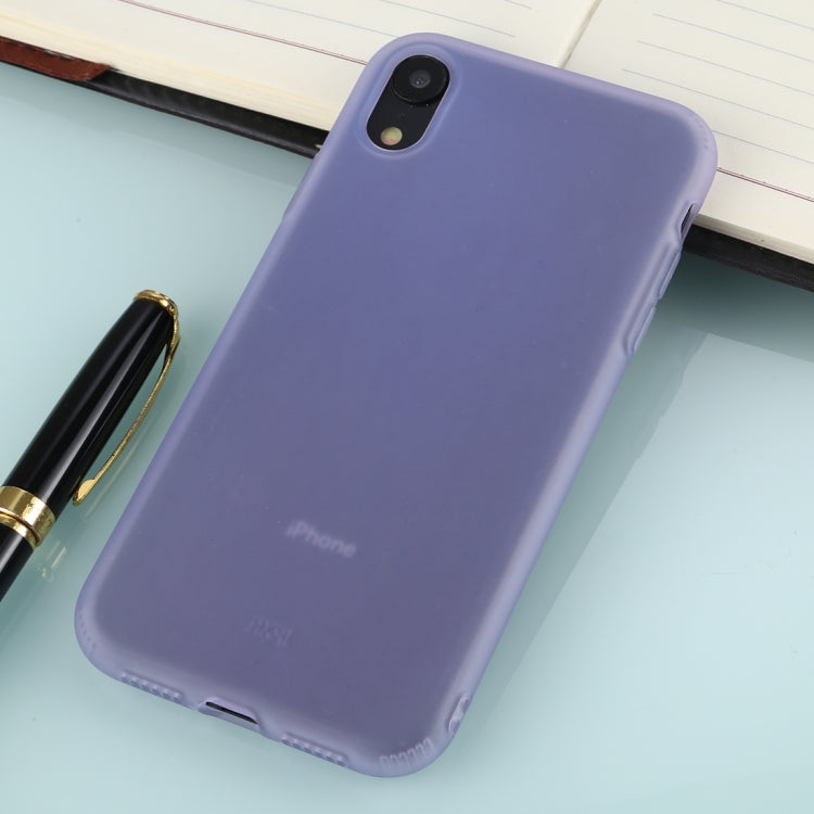 For iPhone XR Solid Color TPU Shockproof Protective Case