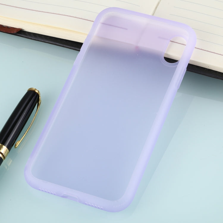 For iPhone XR Solid Color TPU Shockproof Protective Case