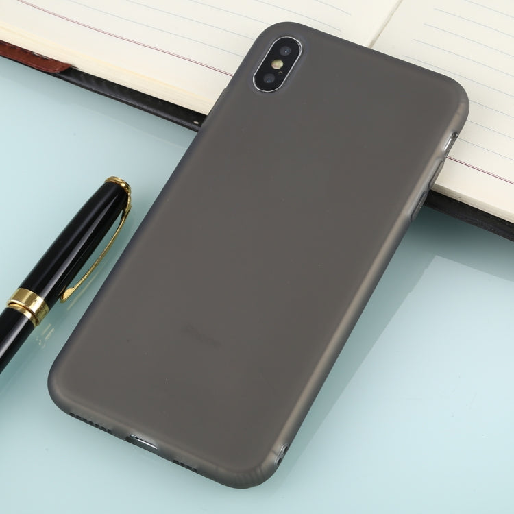 For iPhone XS Max Solid Color TPU Shockproof Protective Case
