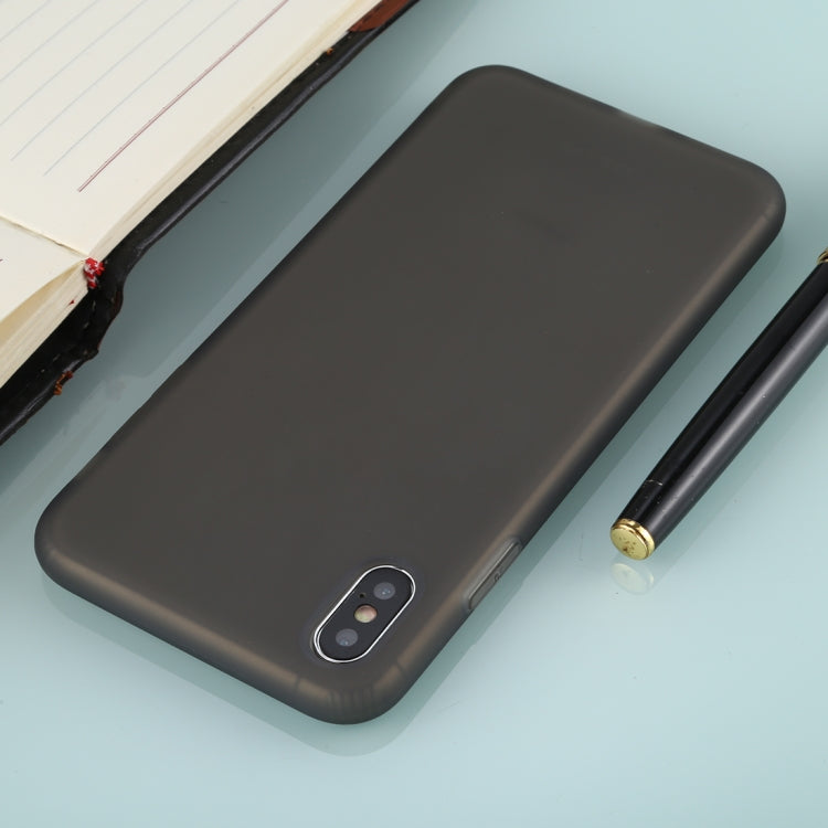 For iPhone XS Max Solid Color TPU Shockproof Protective Case