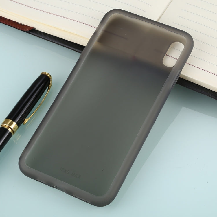 For iPhone XS Max Solid Color TPU Shockproof Protective Case