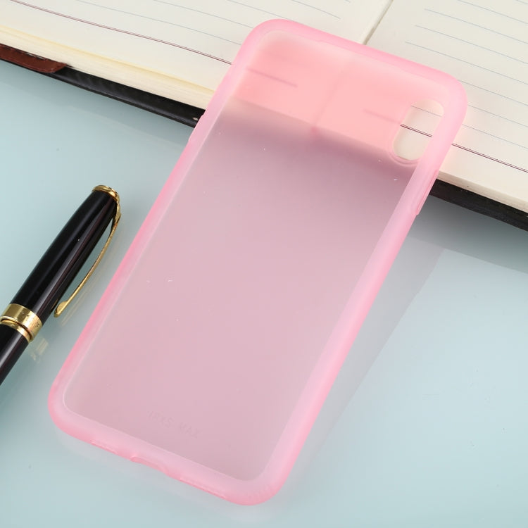 For iPhone XS Max Solid Color TPU Shockproof Protective Case