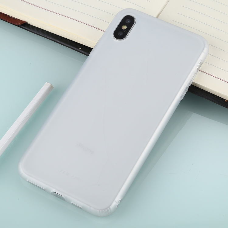 For iPhone XS Max Solid Color TPU Shockproof Protective Case