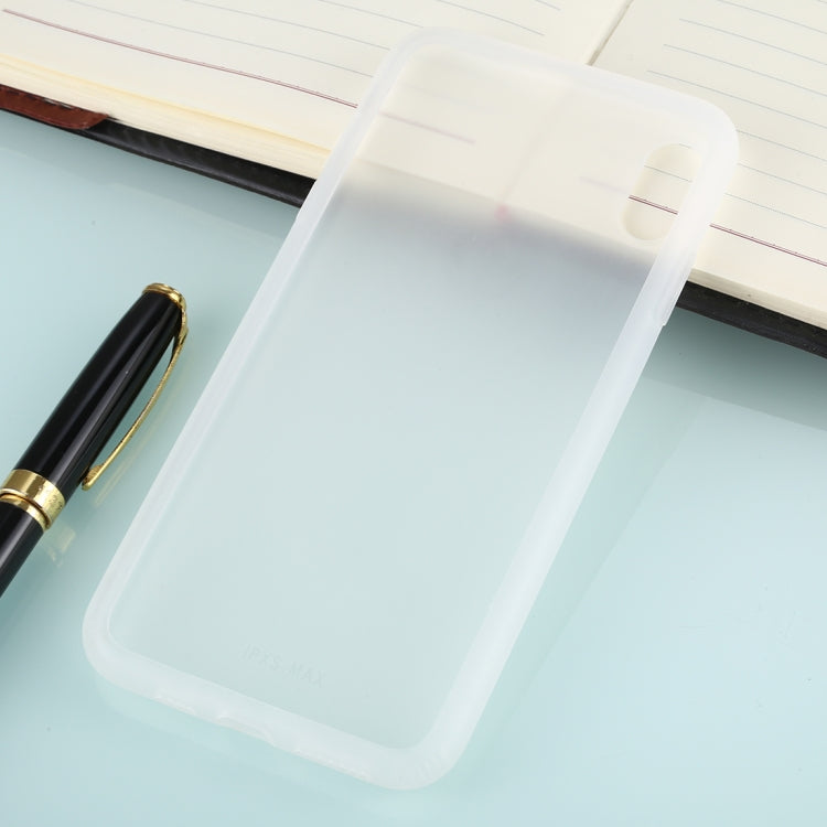 For iPhone XS Max Solid Color TPU Shockproof Protective Case