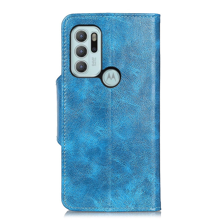 For Motorola Moto G60S Crazy Horse Texture Horizontal Flip Leather Case with Holder & 6-Card Slots & Wallet