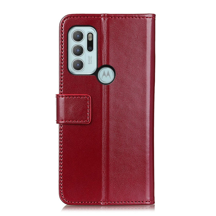 For Motorola Moto G60S 3-Color Pearl Texture Magnetic Buckle Horizontal Flip PU Leather Case with Card Slots & Wallet & Holder