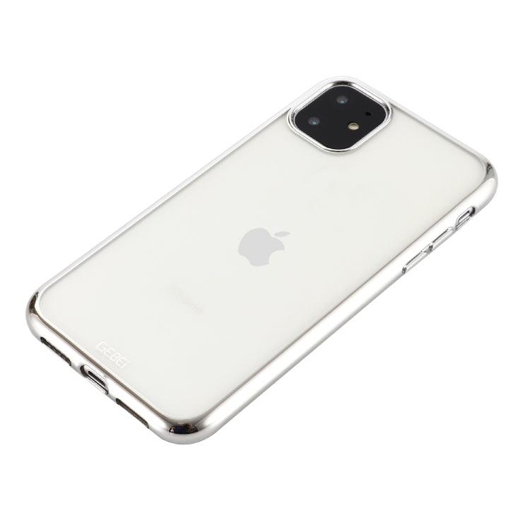 For iPhone 11 Pro Max GEBEI Plating TPU Shockproof Protective Case