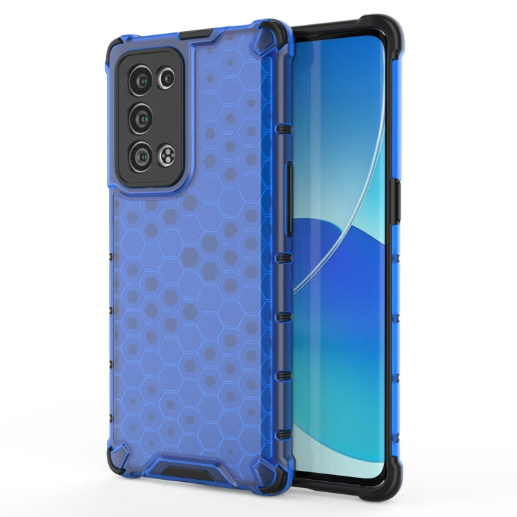 For OPPO Reno6 Pro+ 5G Shockproof Honeycomb PC + TPU Protective Case