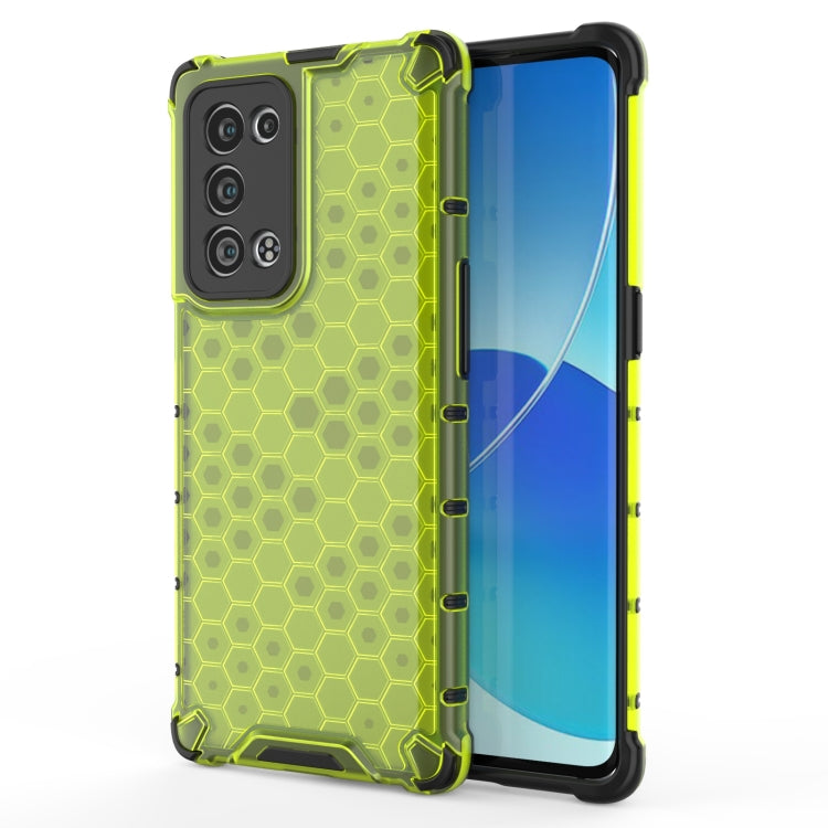 For OPPO Reno6 Pro+ 5G Shockproof Honeycomb PC + TPU Protective Case